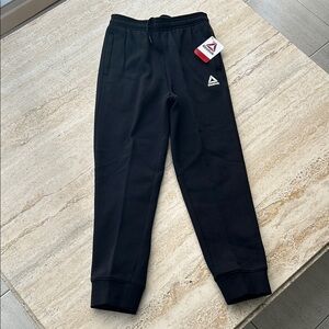 NWT Reebok Kids Black Jogger Pants